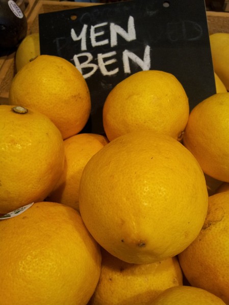 Yen Ben is an Australian variety developed from the Lisbon lemon.